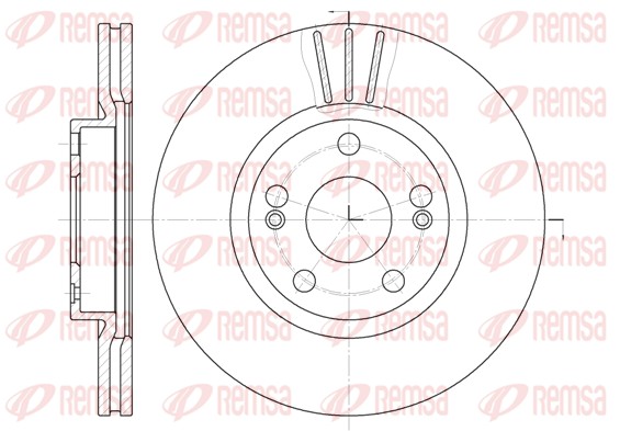 Disque de frein REMSA 6301.10