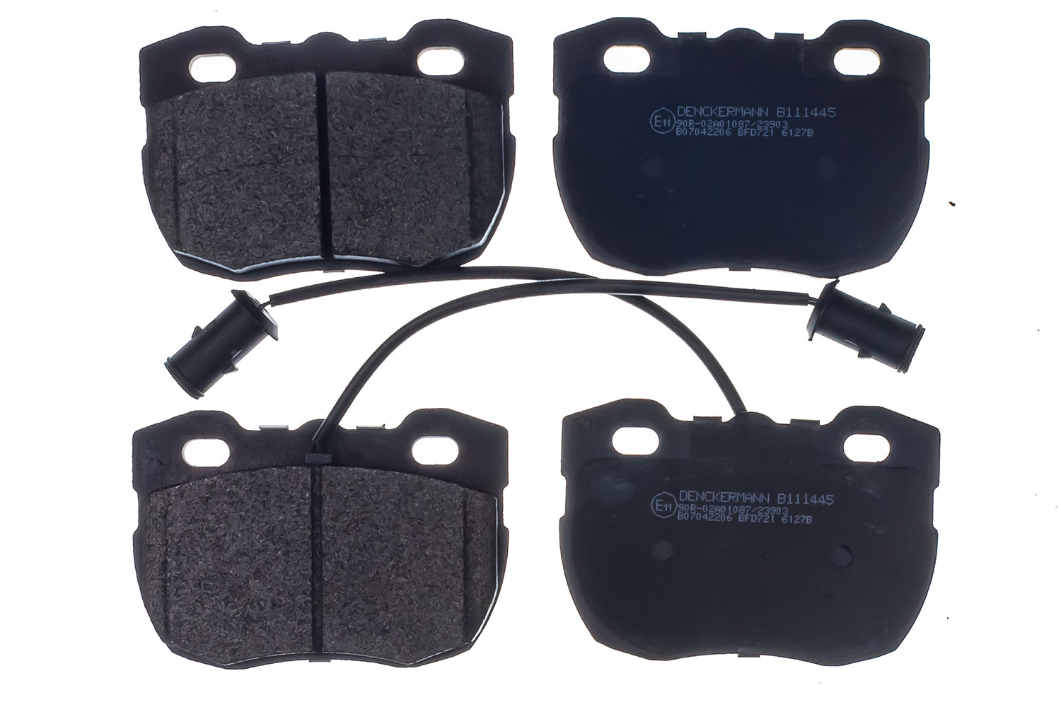 Kit de plaquettes de frein, frein à disque DENCKERMANN B111445