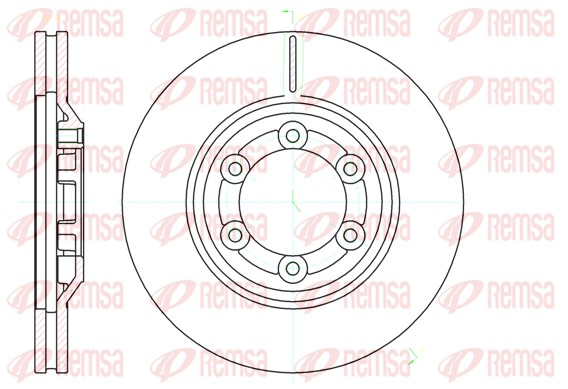 Disque de frein REMSA 61193.10