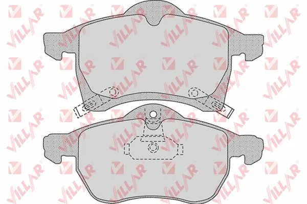 Kit de plaquettes de frein, frein à disque VILLAR 626.0690