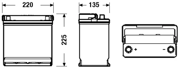 Batterie de démarrage CENTRA CB451