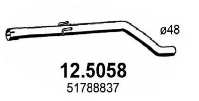 Tuyau d'échappement ASSO 12.5058