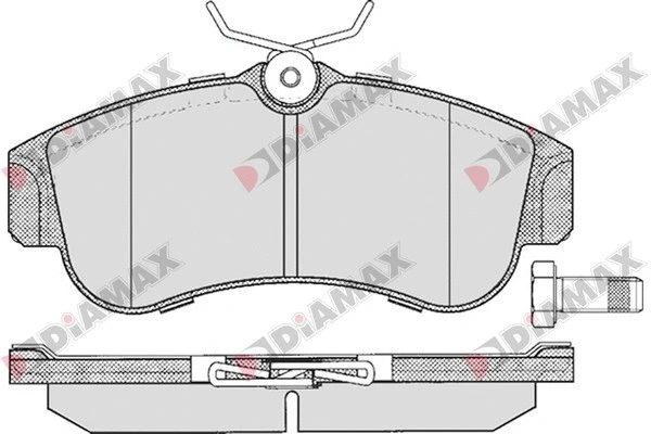 Kit de plaquettes de frein, frein à disque DIAMAX N09131