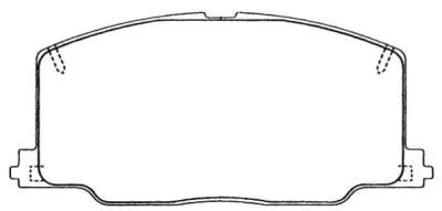Kit de plaquettes de frein, frein à disque AISIN ASN-178