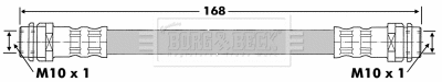Flexible de frein BORG & BECK BBH6632
