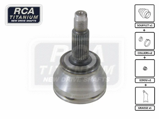 Jeu de joints, arbre de transmission RCA FRANCE AF15