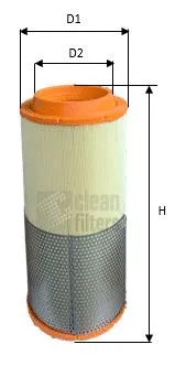 Filtre à air CLEAN FILTERS MA1494