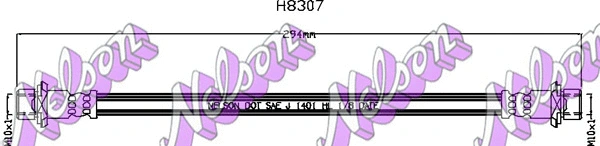 Flexible de frein KAWE H8307