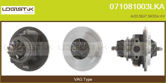 Groupe carter, turbocompresseur LGK 071081003LKA