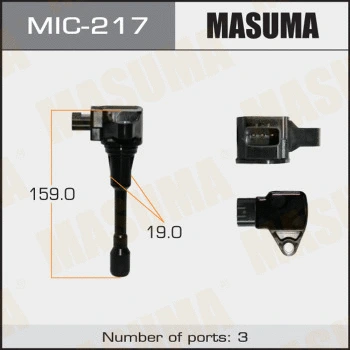 Bobine d'allumage MASUMA MIC-217