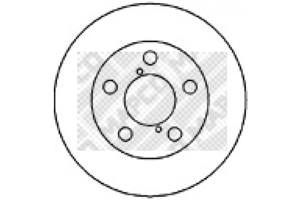 Disque de frein MAPCO 25580