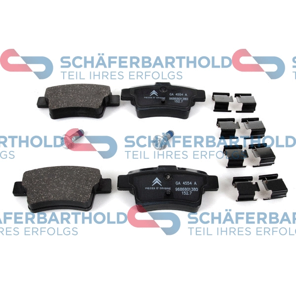 Kit de plaquettes de frein, frein à disque ORIGINAL Schäferbarthold 315 26 261 01 11