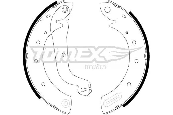 Jeu de mâchoires de frein TOMEX Brakes TX 21-60