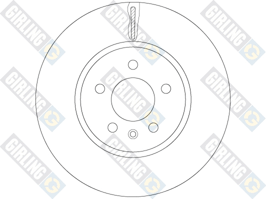 Disque de frein GIRLING 6062605
