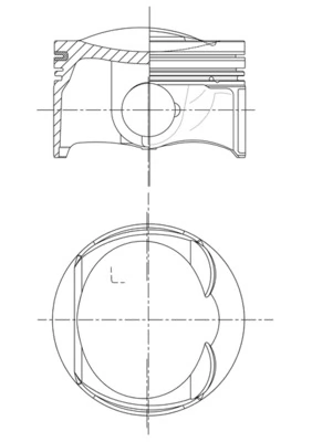 Piston MAHLE 033 PI 00109 000