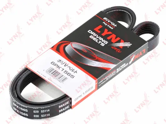 Courroie trapézoïdale à nervures LYNXAUTO 6PK1565