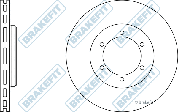 Disque de frein APEC SDK6483