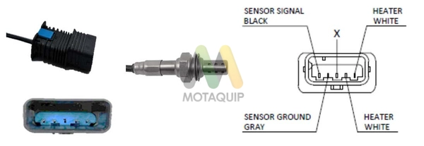 Sonde lambda MOTAQUIP LVOS2027