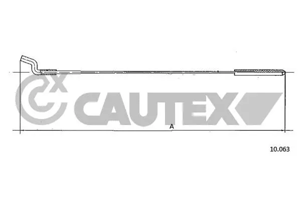 Câble d'accélération CAUTEX 763066
