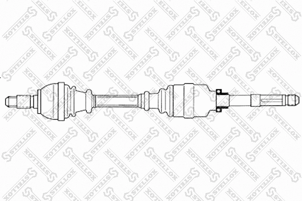 Arbre de transmission STELLOX 158 1775-SX