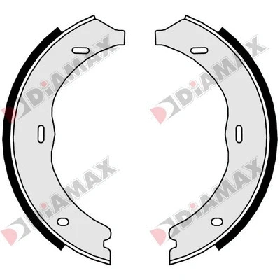 Jeu de mâchoires de frein, frein de stationnement DIAMAX N01368