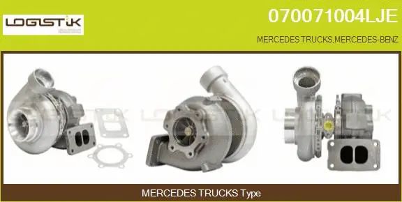 Turbocompresseur, suralimentation LGK 070071004LJE