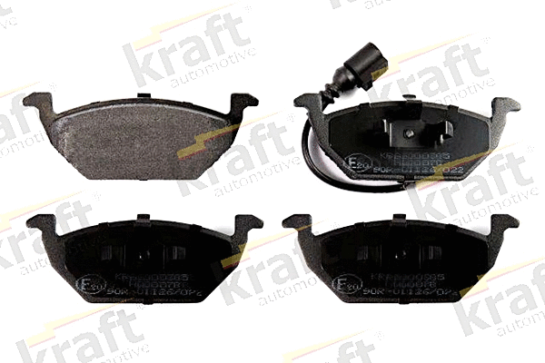 Kit de plaquettes de frein, frein à disque KRAFT AUTOMOTIVE 6000385