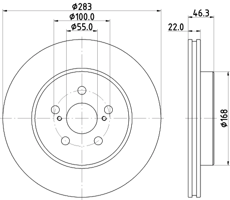 Disque de frein NISSHINBO ND1153K