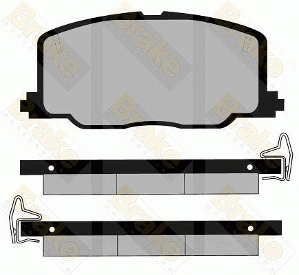 Kit de plaquettes de frein, frein à disque Brake ENGINEERING PA535