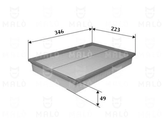 Filtre à air AKRON-MALÒ 1500281
