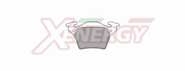 Kit de plaquettes de frein, frein à disque AP XENERGY X40717