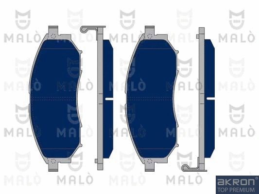 Kit de plaquettes de frein, frein à disque AKRON-MALÒ 1050111