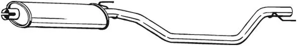 Silencieux central BOSAL 284-383