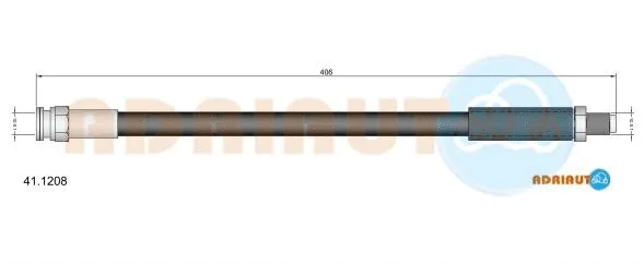 Flexible de frein ADRIAUTO 41.1208