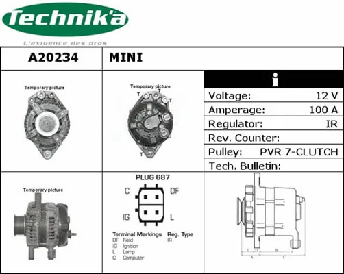 Alternateur Technika A20234