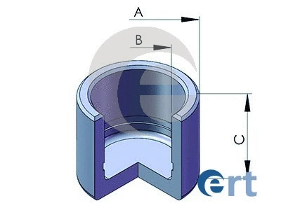 Piston, étrier de frein ERT 151393-C