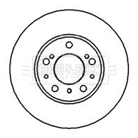 Disque de frein BORG & BECK BBD4881