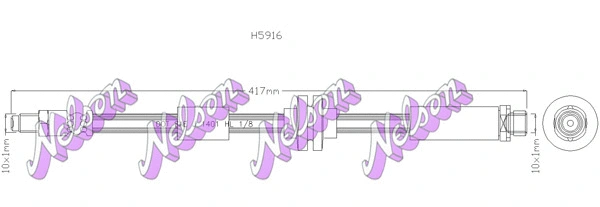 Flexible de frein KAWE H5916