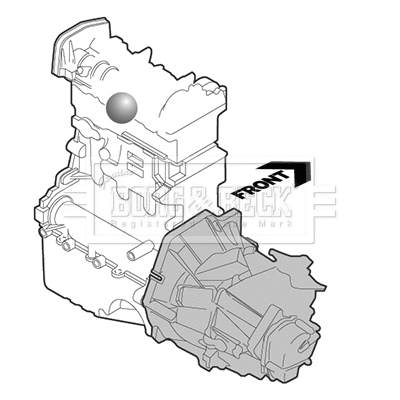 Support moteur BORG & BECK BEM3587