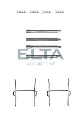 Kit d'accessoires, plaquette de frein à disque ELTA AUTOMOTIVE EA8546
