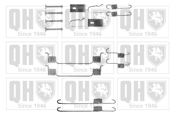 Kit d'accessoires, mâchoire de frein QUINTON HAZELL BFK356