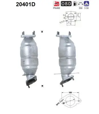 Catalyseur AS 20401D