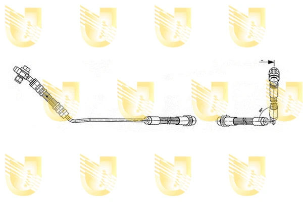 Flexible de frein UNIGOM 377876