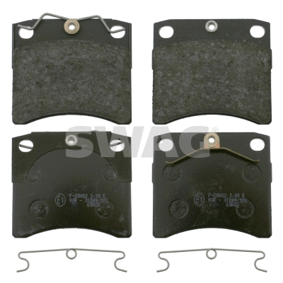 Kit de plaquettes de frein, frein à disque SWAG 30 91 6200