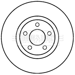 Disque de frein BORG & BECK BBD5979S