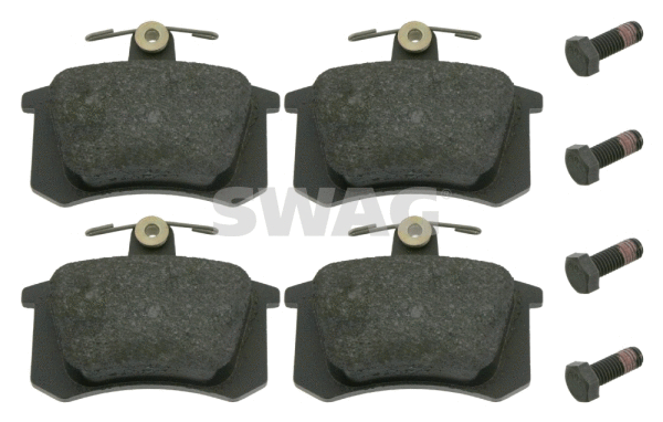 Kit de plaquettes de frein, frein à disque SWAG 30 91 6144