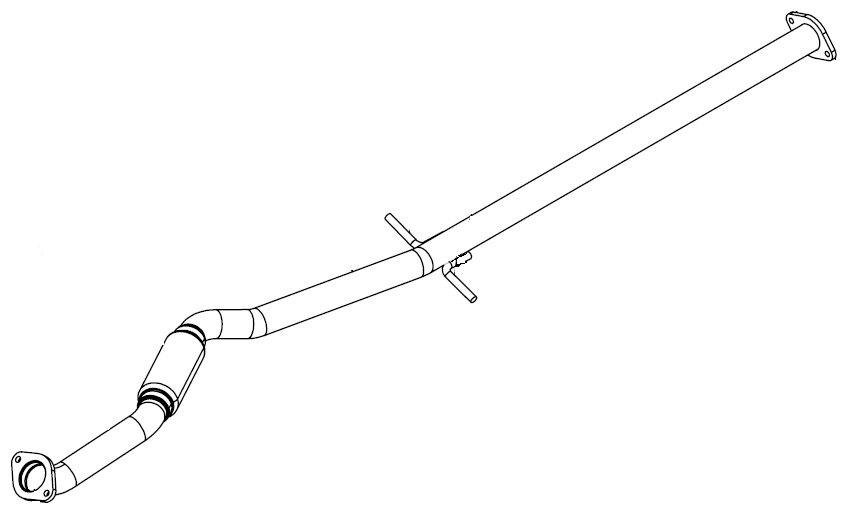 Tuyau d'échappement Vellerand 15732