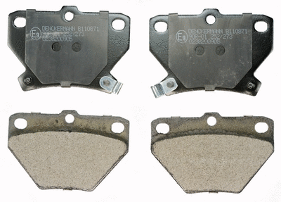 Kit de plaquettes de frein, frein à disque DENCKERMANN B110871