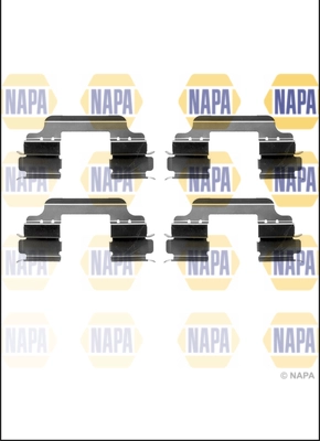 Kit d'accessoires, plaquette de frein à disque NAPA NFK1031