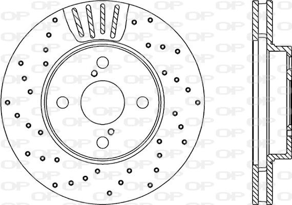 Disque de frein OPEN PARTS BDRS2292.25